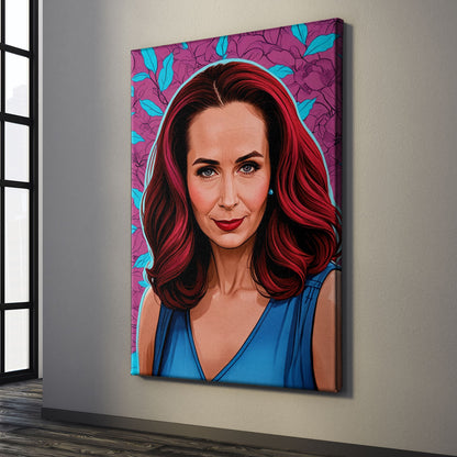 Custom Portrait Deluxe Canvas (Candy)